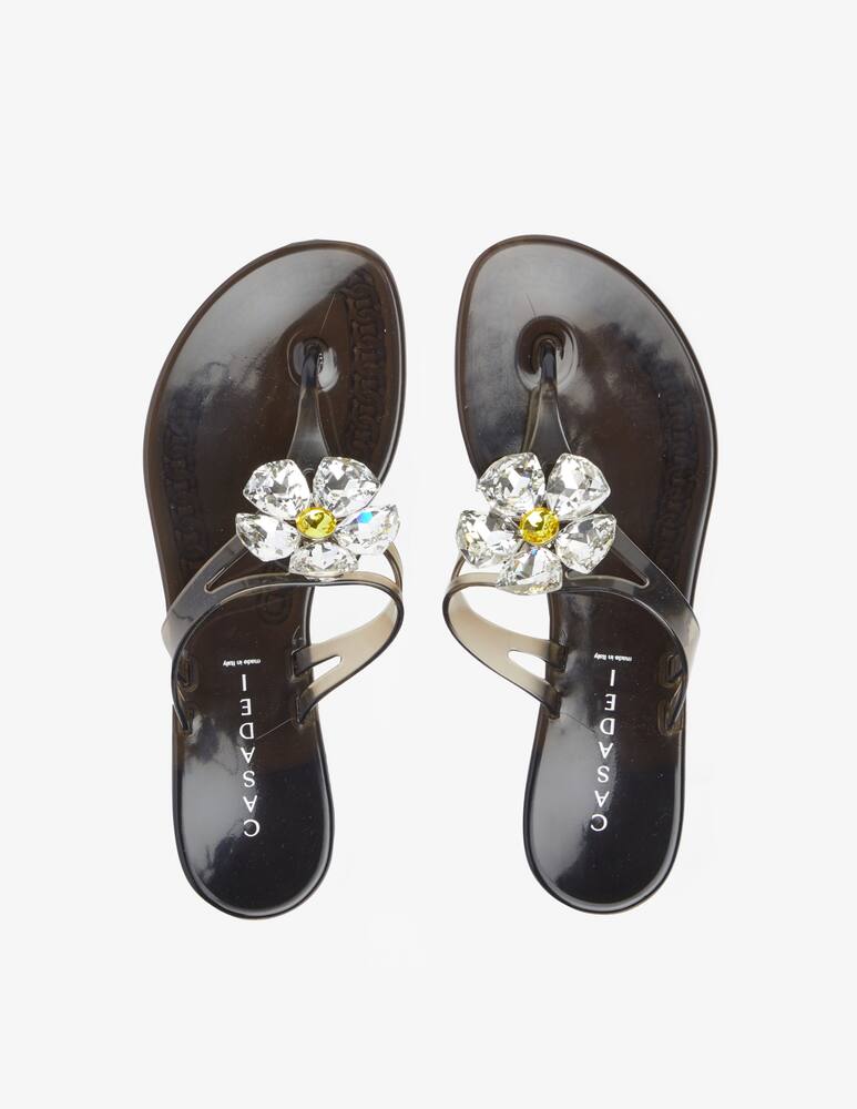 rinascente Casadei Ciabatte Jelly Big - nero