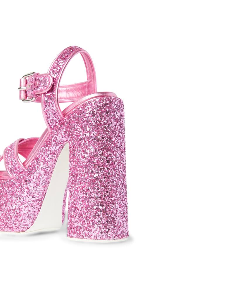 rinascente Casadei Wedges with glitter - pink