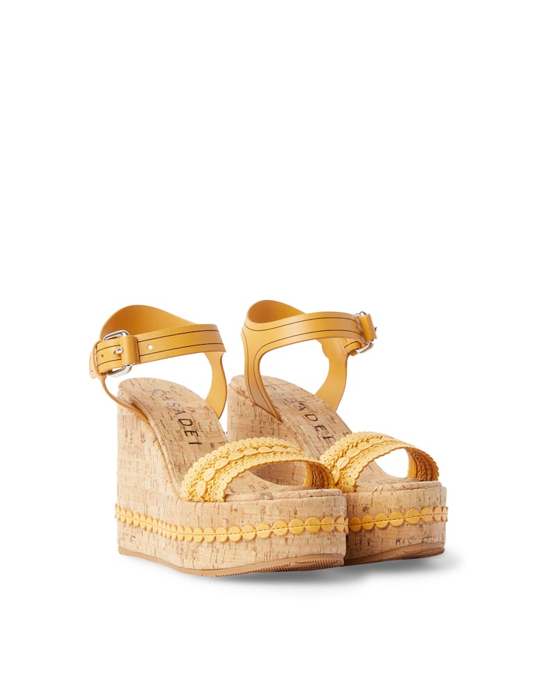 rinascente Casadei Sughero wedges - beige