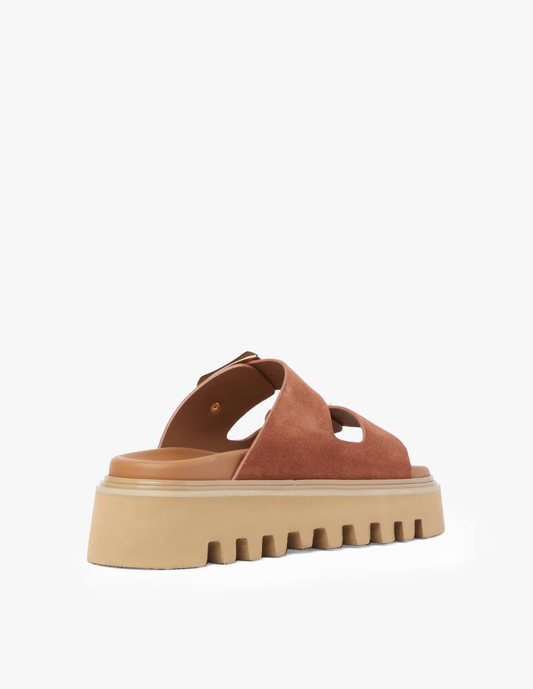 rinascente Casadei Sandali bassi suola maxi - marrone