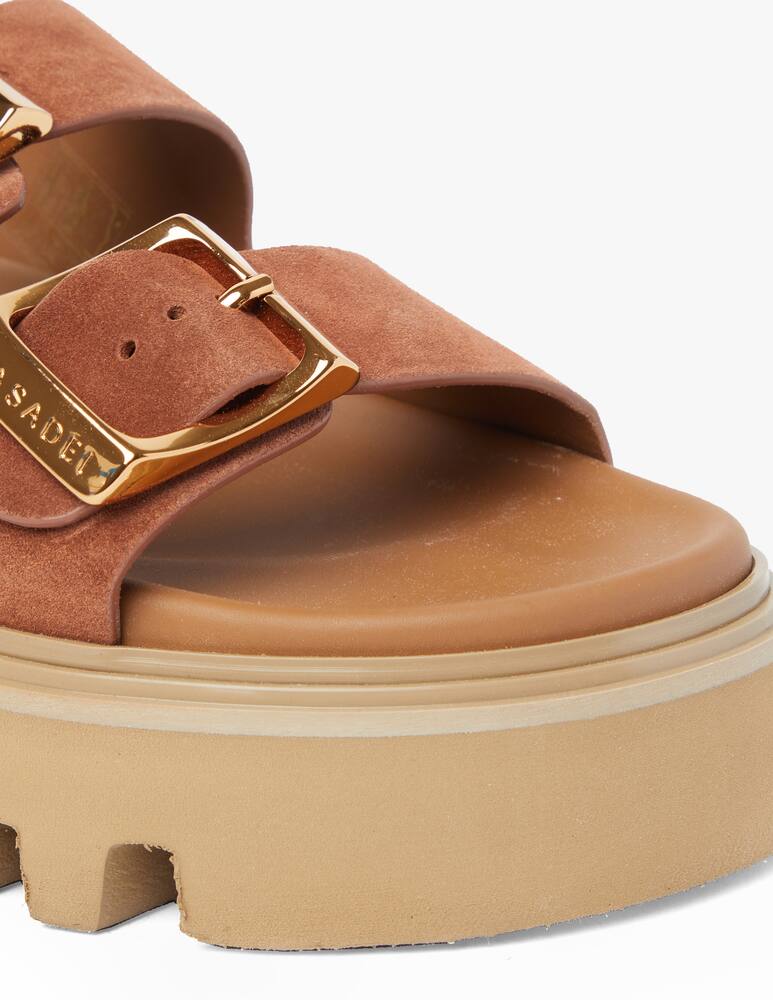 rinascente Casadei Sandali bassi suola maxi - marrone