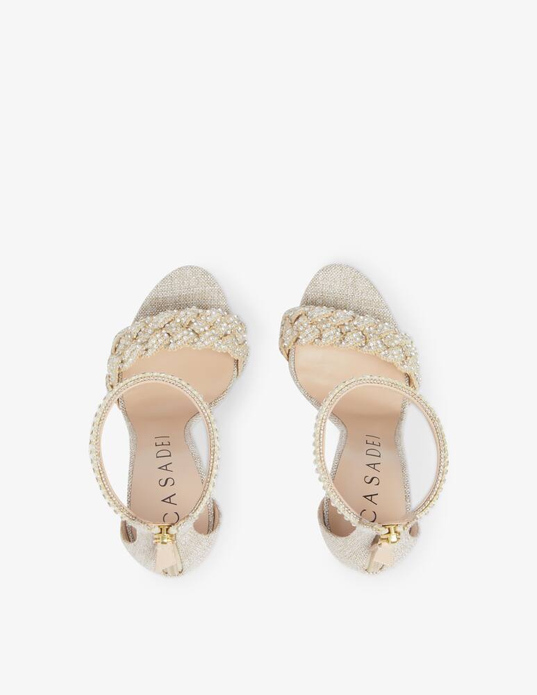 rinascente Casadei Blade heeled sandals - beige