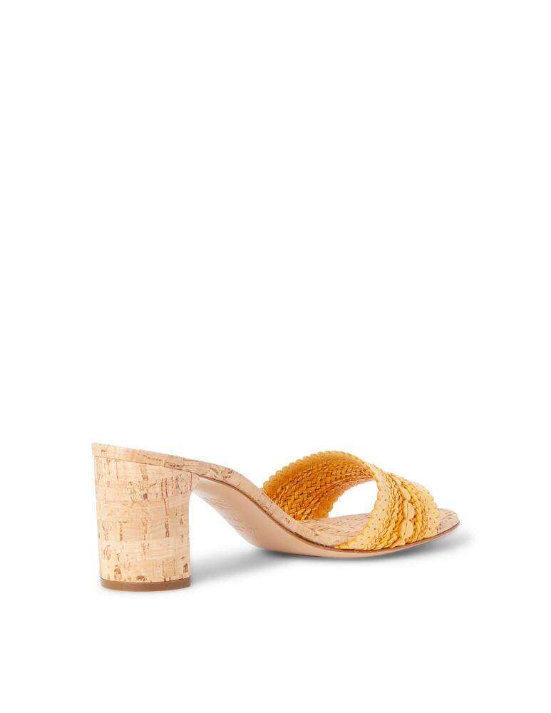 rinascente Casadei Sughero heeled mules - yellow