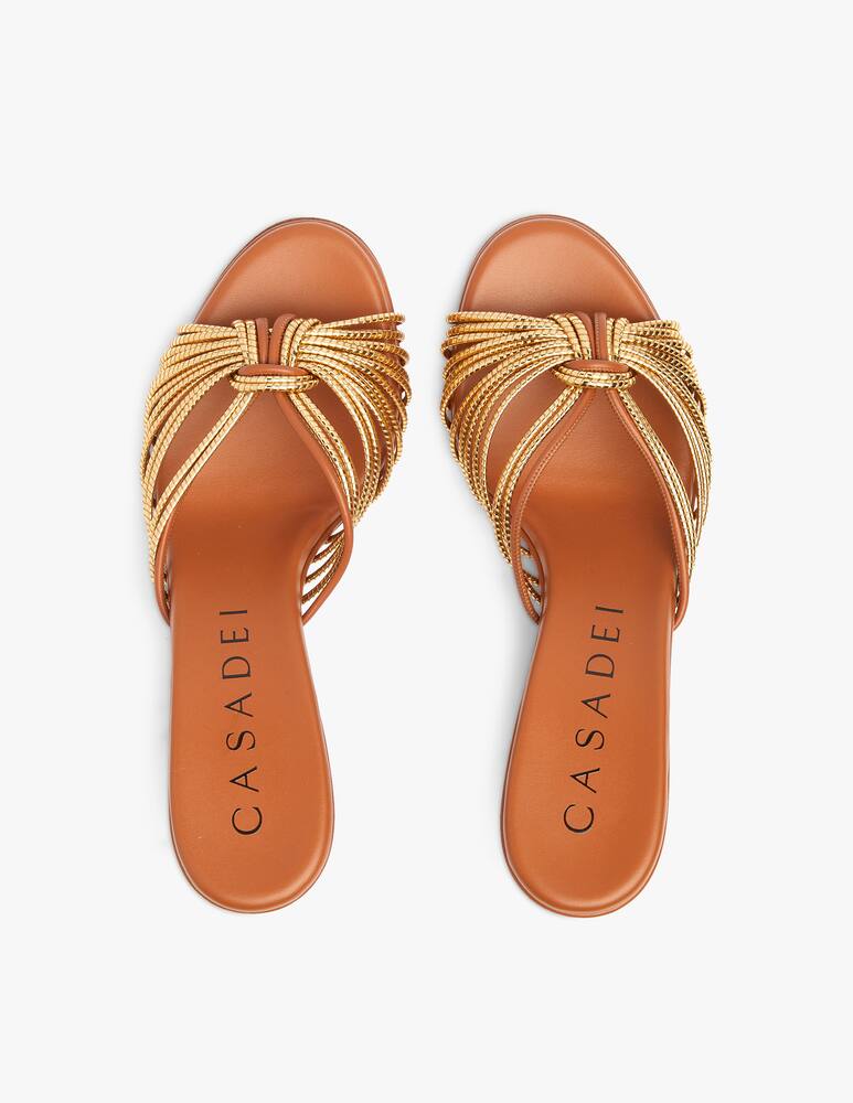 Casadei Blade sandals mules - gold - picture 3 Casadei Blade sandals mules - gold - picture 3