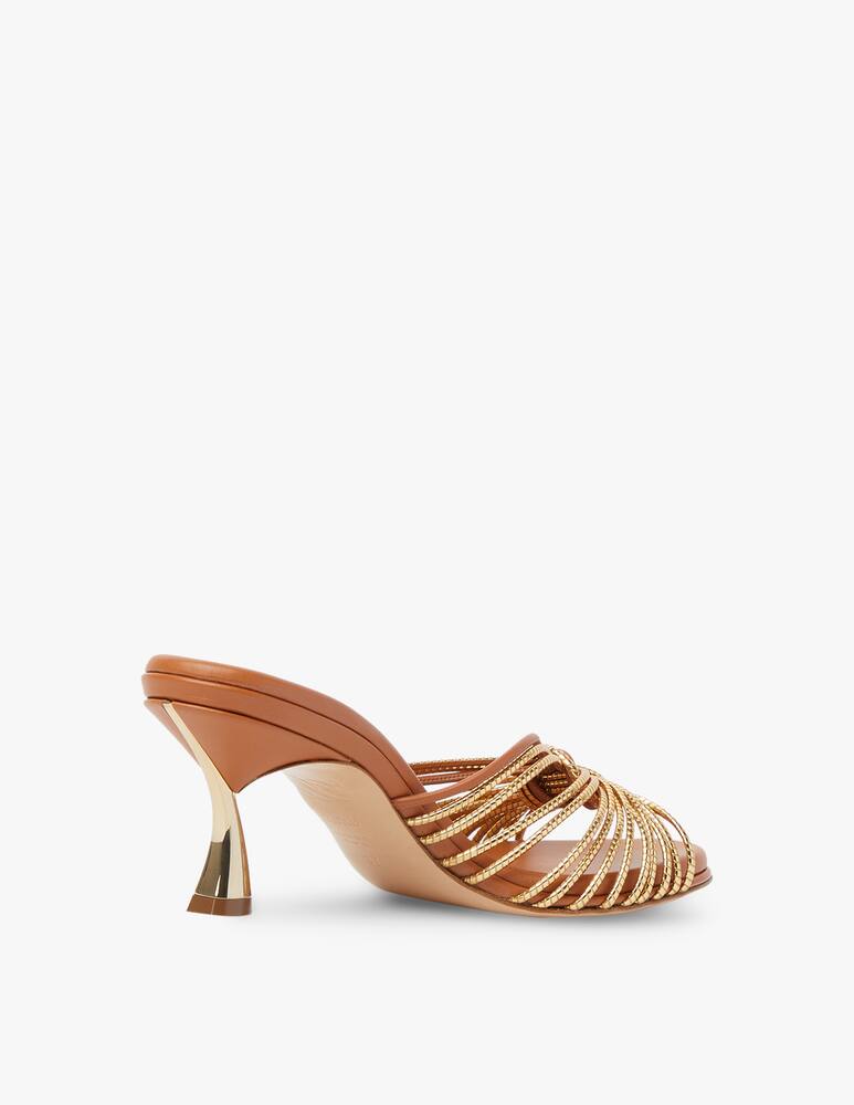 Casadei Blade sandals mules - gold - picture 4 Casadei Blade sandals mules - gold - picture 4