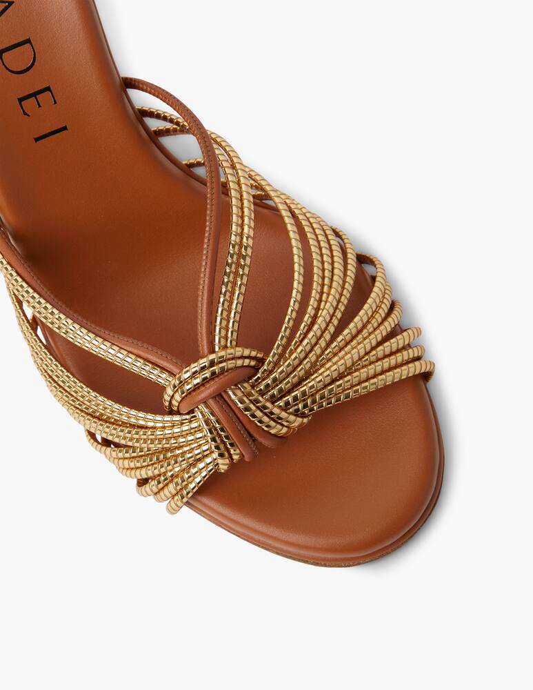 Casadei Blade sandals mules - gold - picture 5 Casadei Blade sandals mules - gold - picture 5