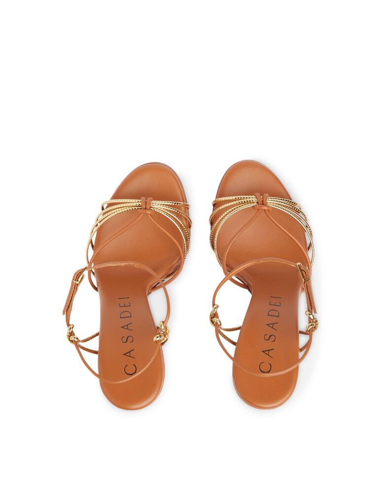 rinascente Casadei Giulia heeled sandals - beige