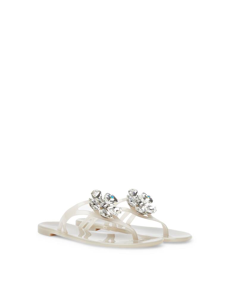 rinascente Casadei Jelly Big flip flop - beige