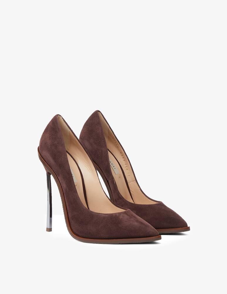 Casadei Décolleté in camoscio - Marrone - immagine 2