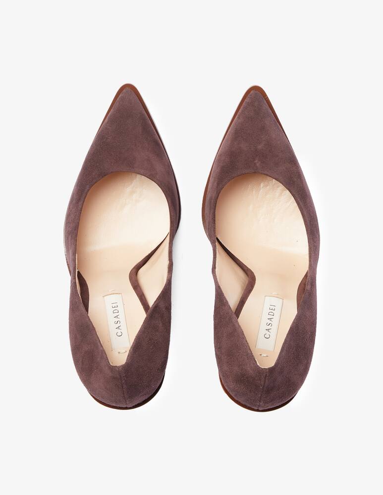 Casadei Décolleté in camoscio - Marrone - immagine 3