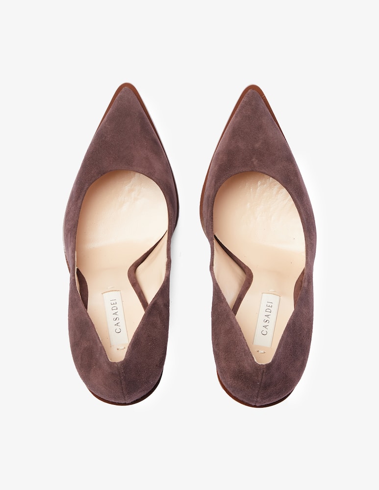 rinascente Casadei Décolleté in camoscio - Marrone