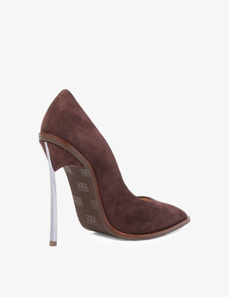 Casadei Décolleté in camoscio - Marrone - immagine 4