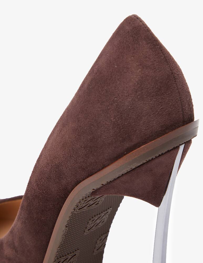 Casadei Décolleté in camoscio - Marrone - immagine 5