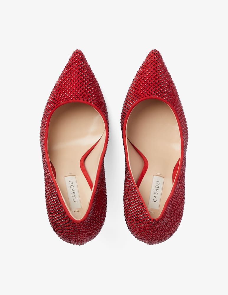 rinascente Casadei Cryst Blade pump - Red