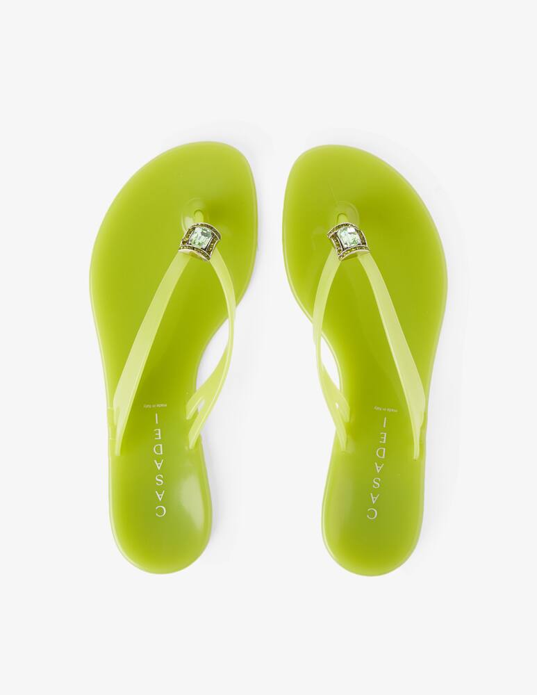 rinascente Casadei Jelly Stone beach flip flop