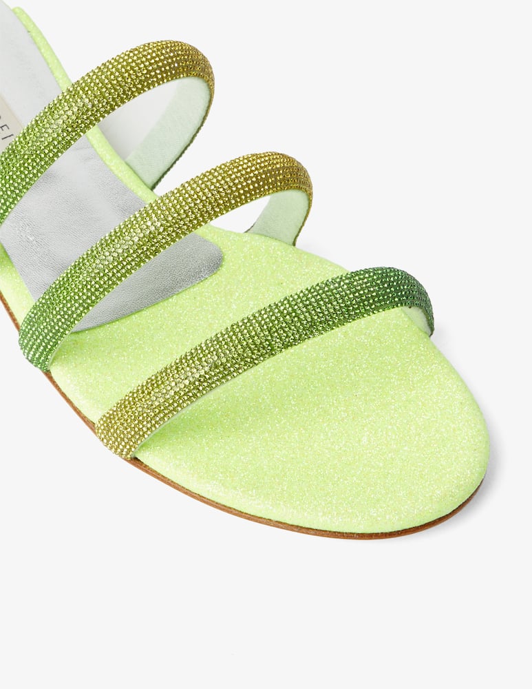 rinascente Casadei Sandali basse 3 fasce glitter