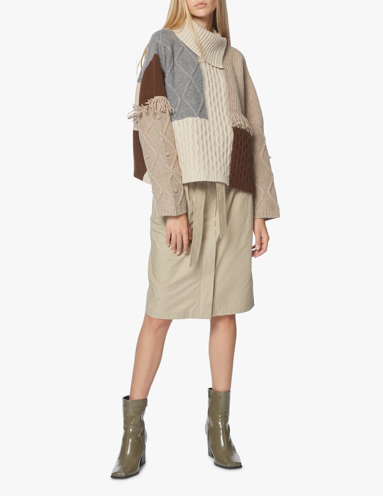 rinascente Weekend Max Mara Wool patchworked sweater