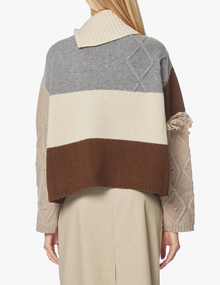 rinascente Weekend Max Mara Wool patchworked sweater