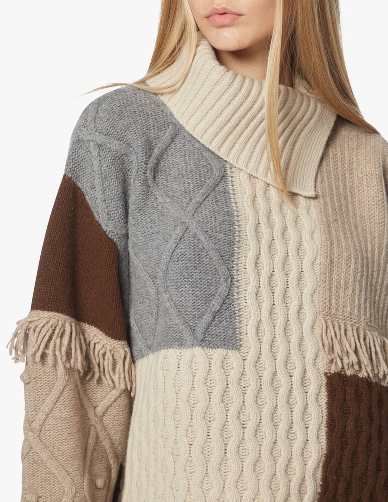 rinascente Weekend Max Mara Wool patchworked sweater
