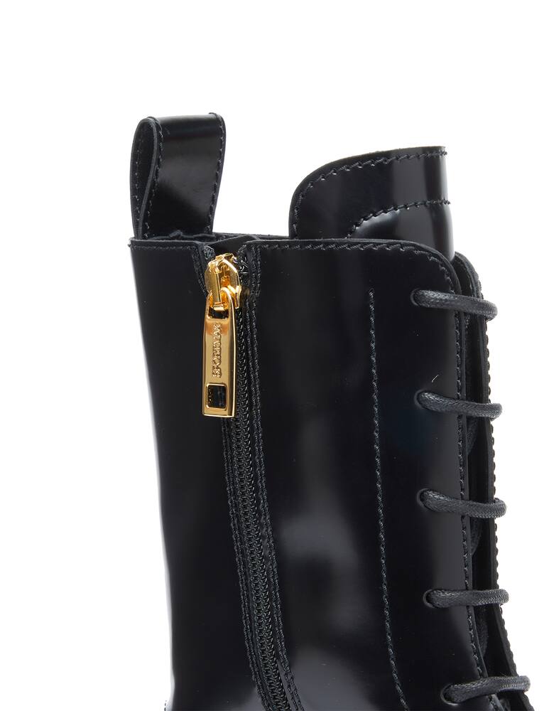 rinascente Sportmax Anfibi in pelle Oscuri