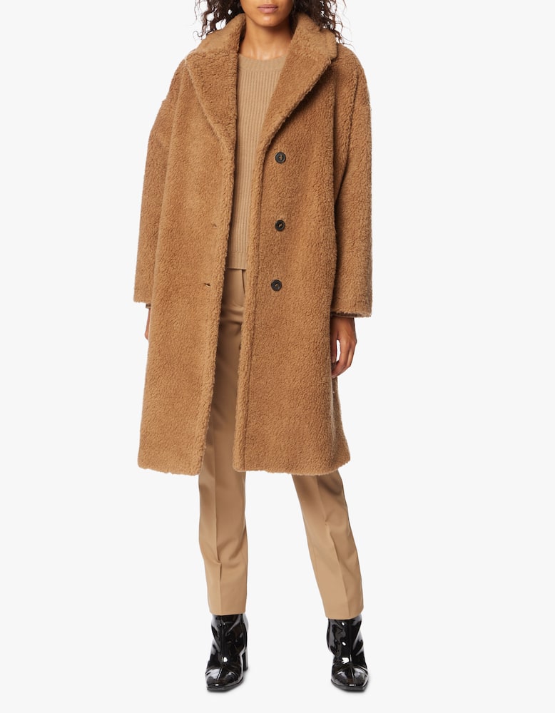 Weekend Max Mara Wool blend teddy coat Salmone - picture 2 Weekend Max Mara Wool blend teddy coat Salmone - picture 2