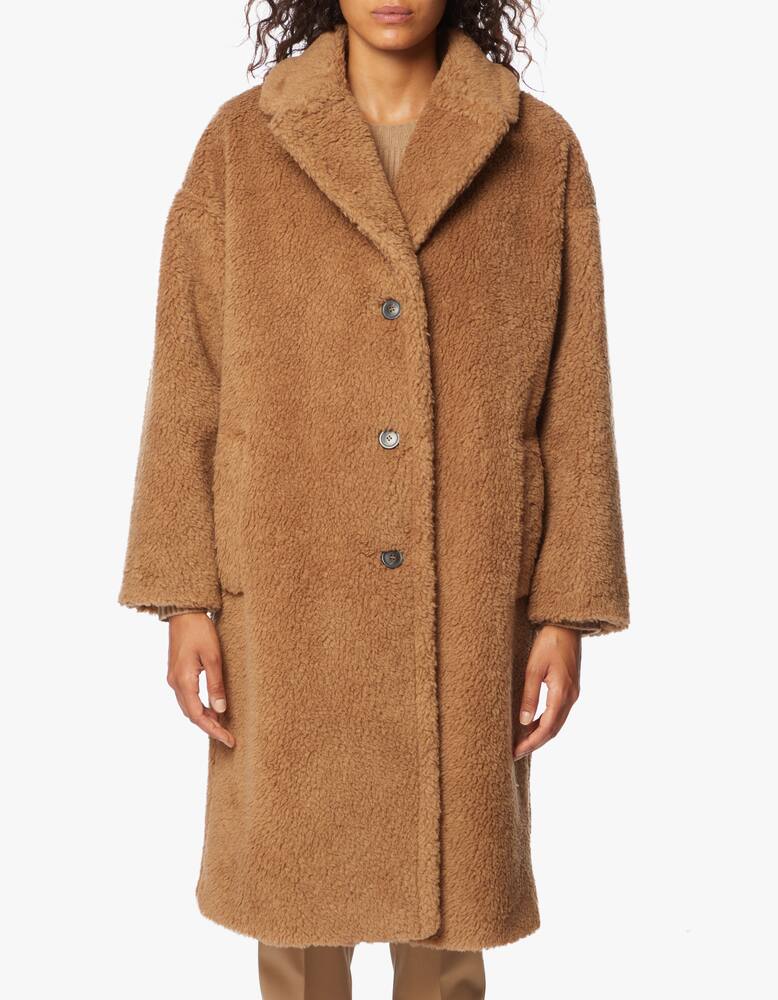 rinascente Weekend Max Mara Cappotto teddy in misto lana Salmone