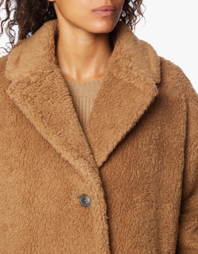 Weekend Max Mara Wool blend teddy coat Salmone - picture 5 Weekend Max Mara Wool blend teddy coat Salmone - picture 5