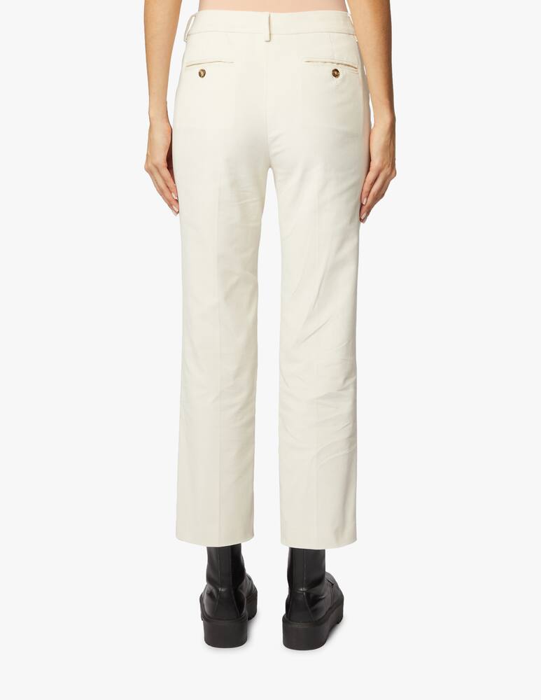 rinascente Weekend Max Mara Pantaloni a zampa in cotone Apice