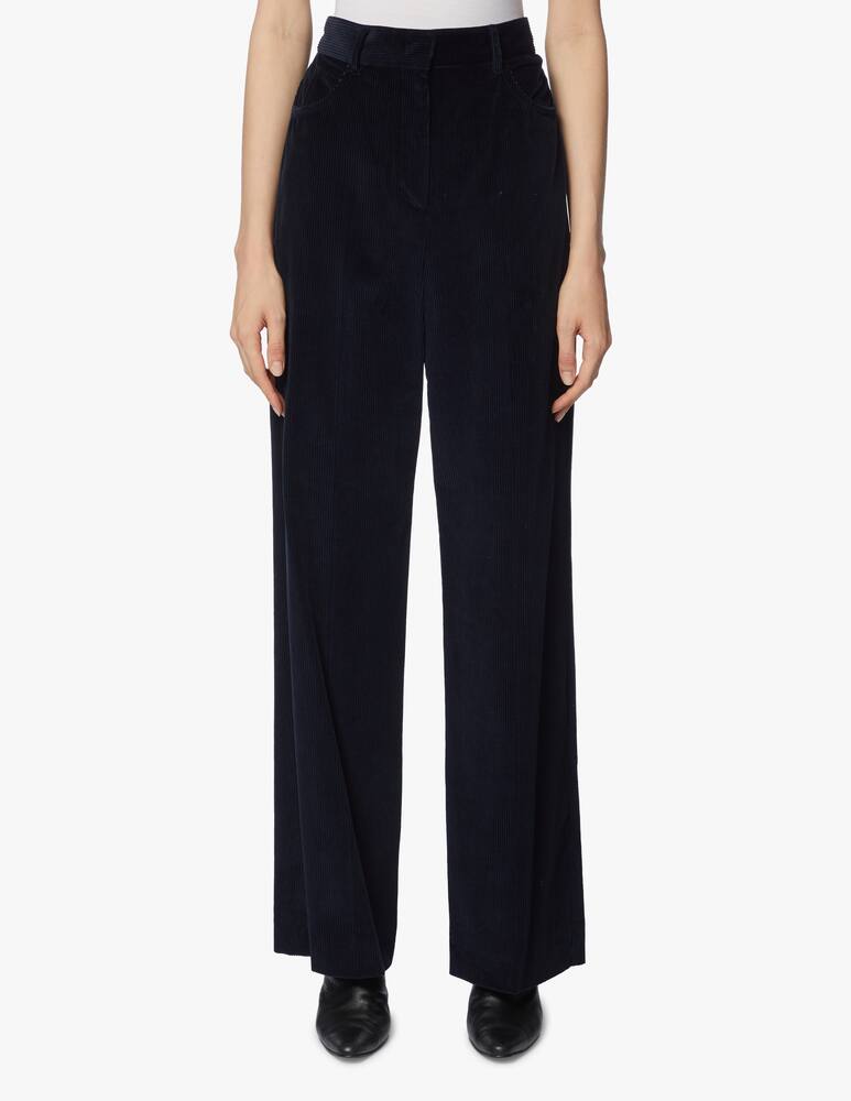 rinascente Weekend Max Mara Cotton striped palazzo trousers Ghiglia