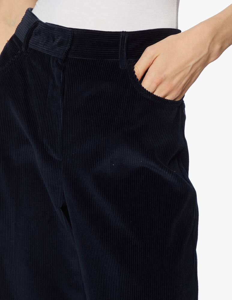 rinascente Weekend Max Mara Cotton striped palazzo trousers Ghiglia