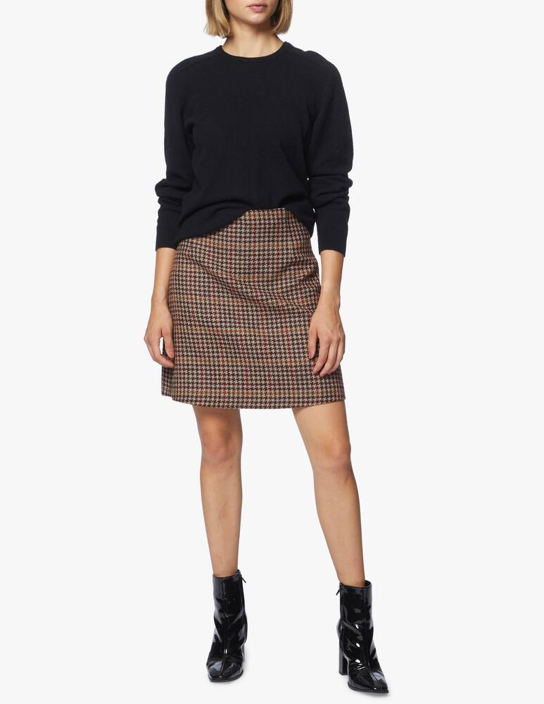 rinascente Weekend Max Mara Mini skirt with piedpoule pattern Brama