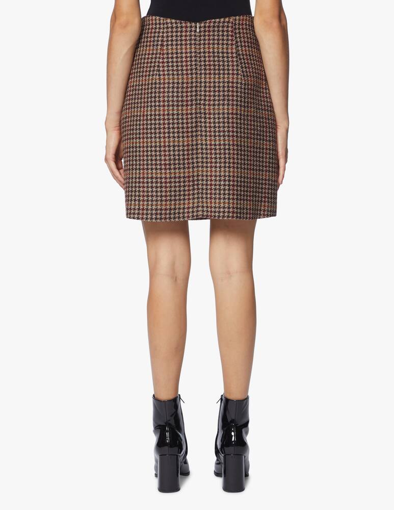 rinascente Weekend Max Mara Mini skirt with piedpoule pattern Brama