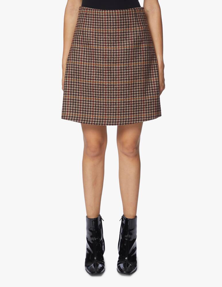 rinascente Weekend Max Mara Mini skirt with piedpoule pattern Brama