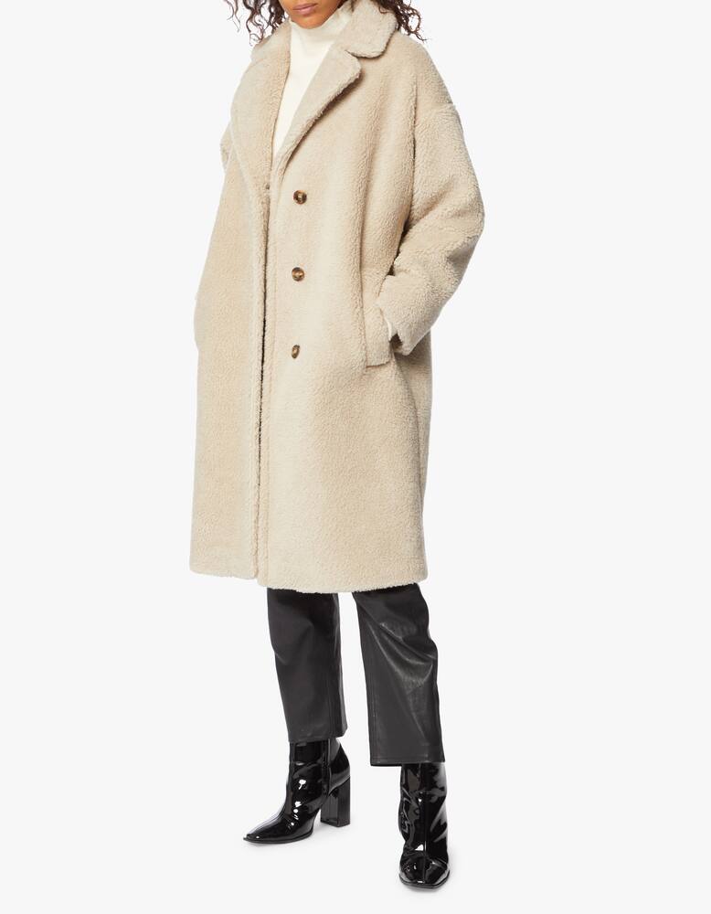 rinascente Weekend Max Mara Cappotto teddy in misto lana Salmone