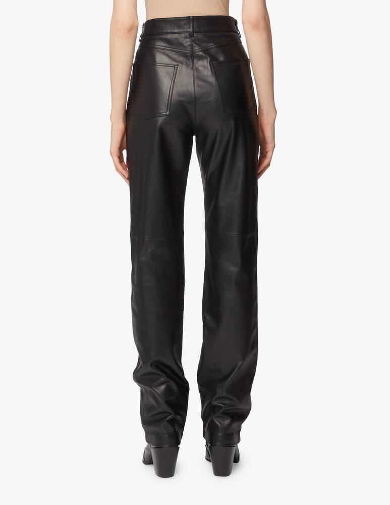 rinascente Sportmax Timor leather trousers