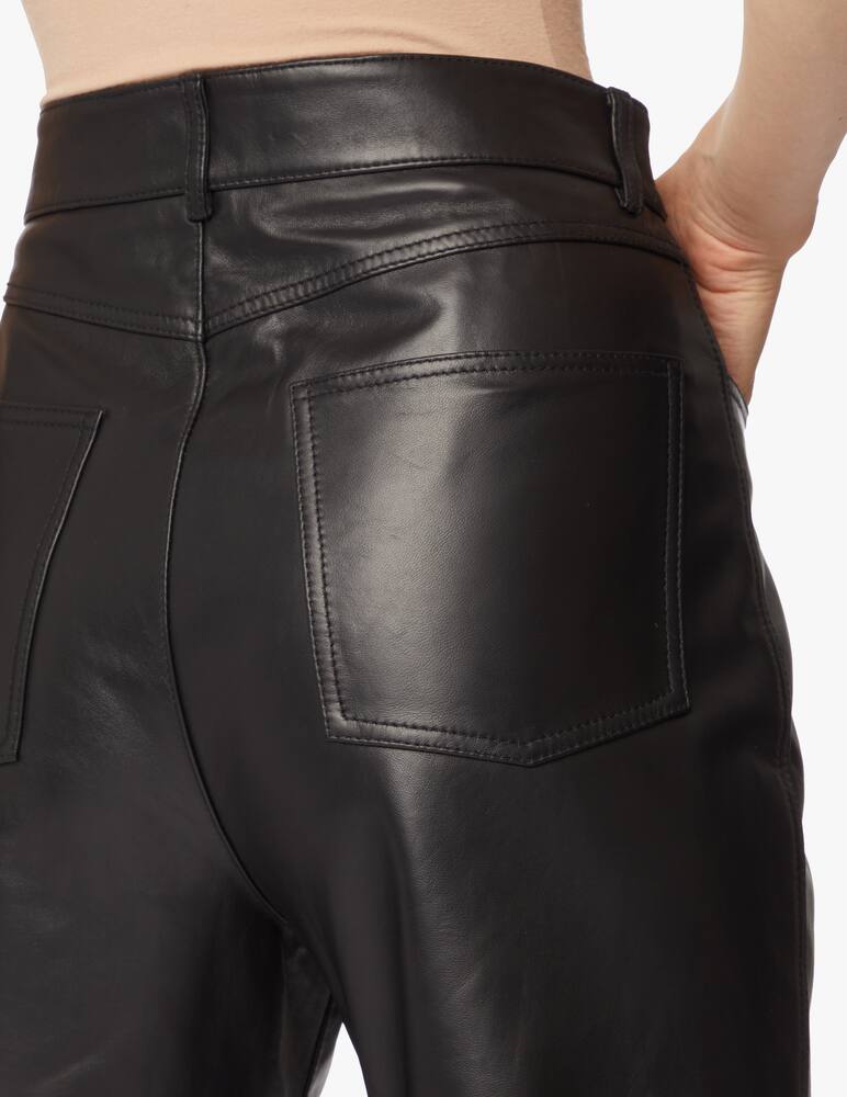rinascente Sportmax Timor leather trousers