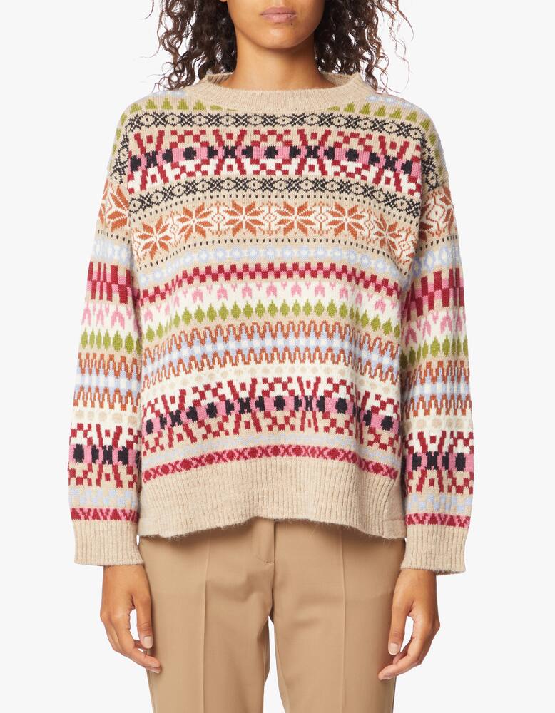 rinascente Weekend Max Mara Maglione norvegese in misto alpaca Salve