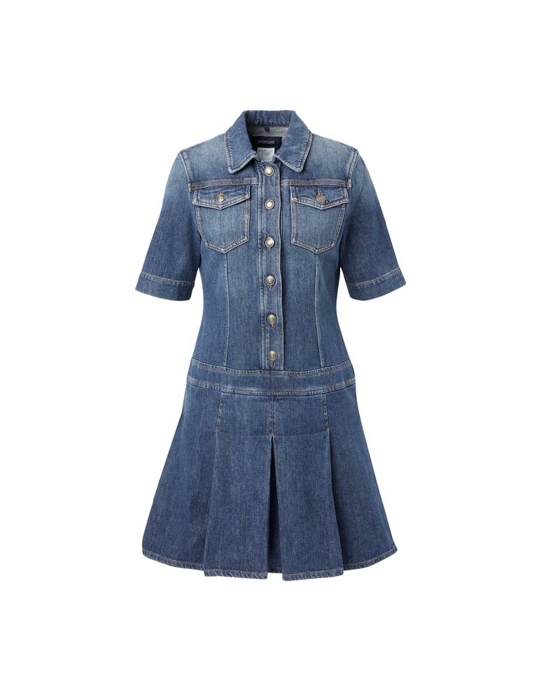 rinascente Sportmax Vestito corto di jeans Olimpo - blu