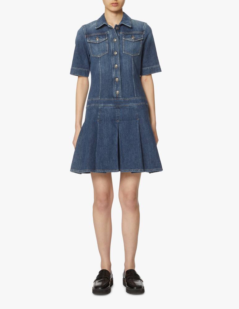 rinascente Sportmax Vestito corto di jeans Olimpo - blu