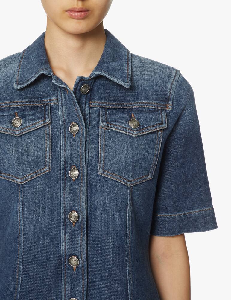 rinascente Sportmax Vestito corto di jeans Olimpo - blu