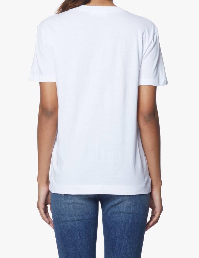 rinascente Sportmax T-shirt con ricamo Edam - bianco