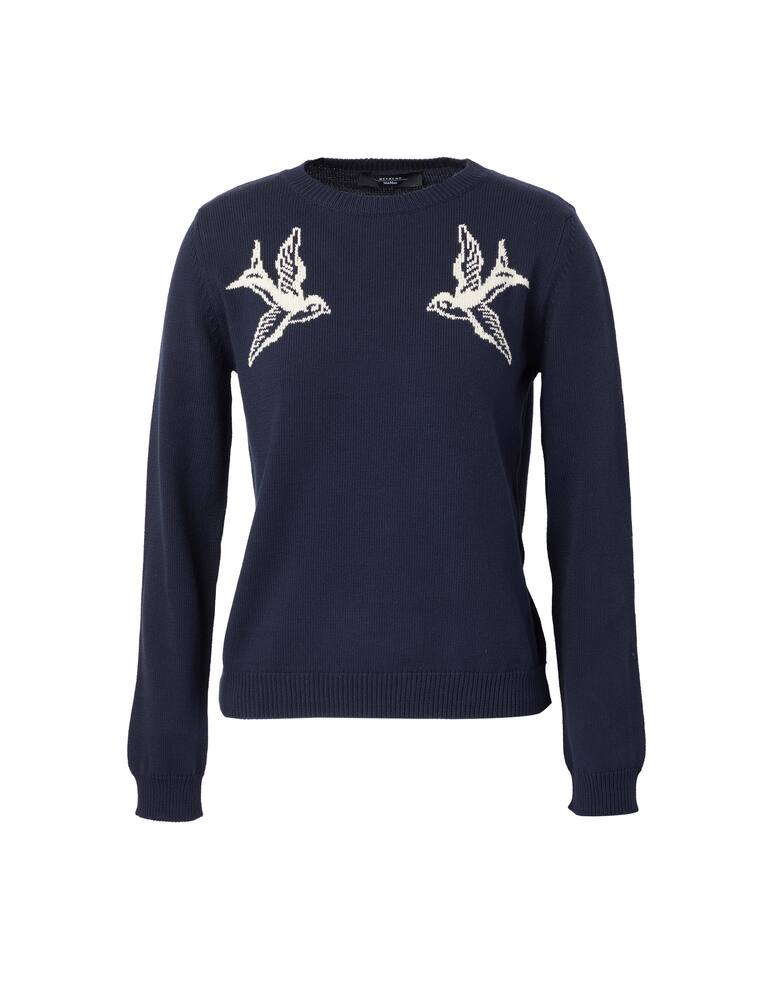 rinascente Weekend Max Mara Maglione in misto cotone Gene - blu