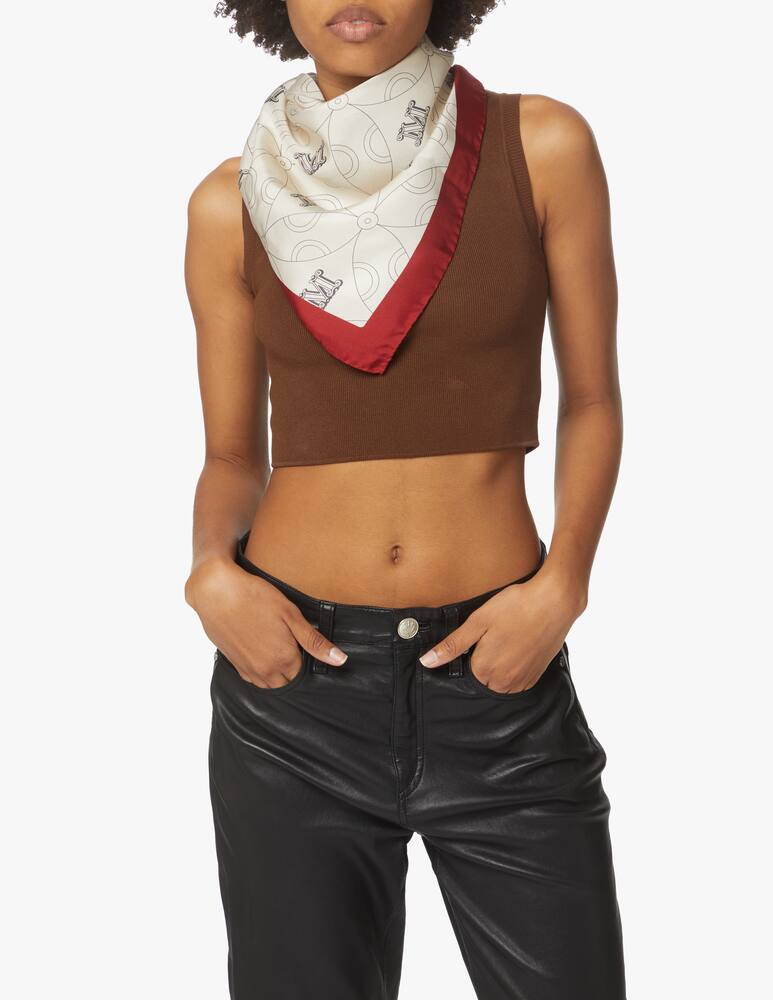 rinascente Max Mara Foulard in seta Aloesj - beige