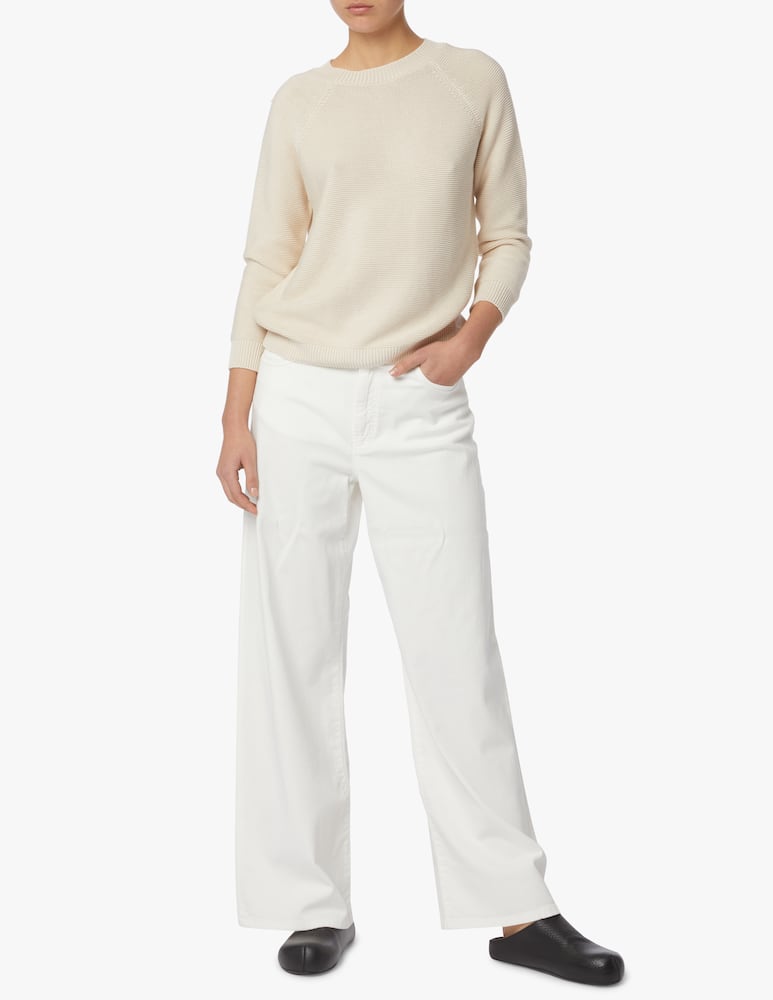 rinascente Weekend Max Mara Maglia in cotone Caserta - bianco