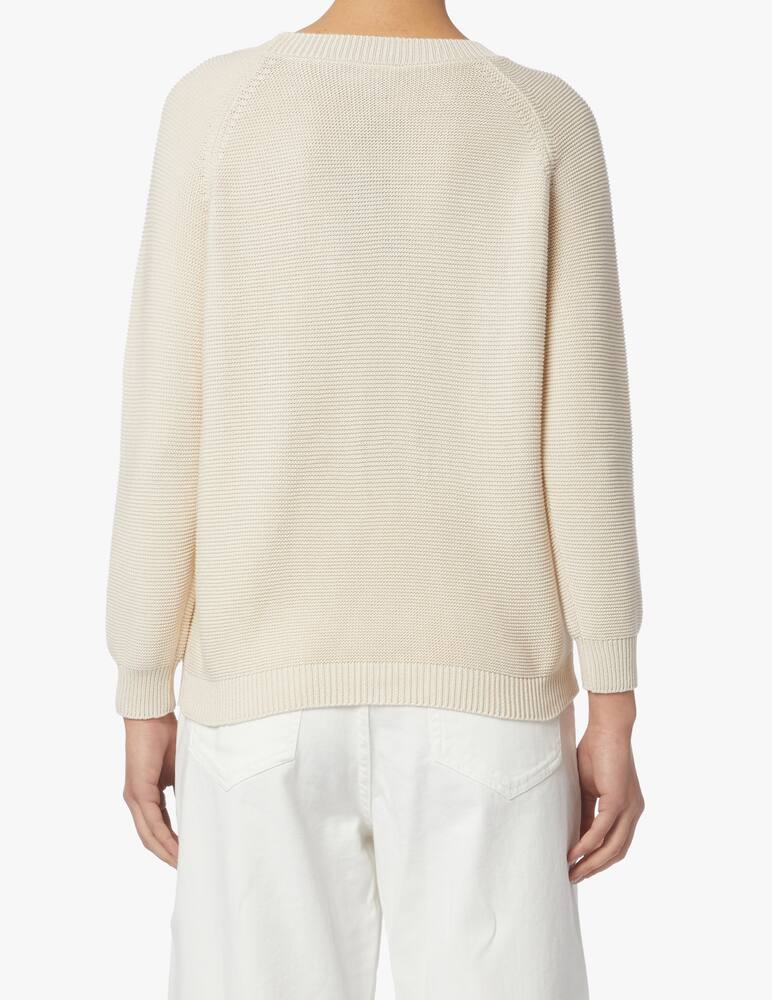 rinascente Weekend Max Mara Maglia in cotone Caserta - bianco