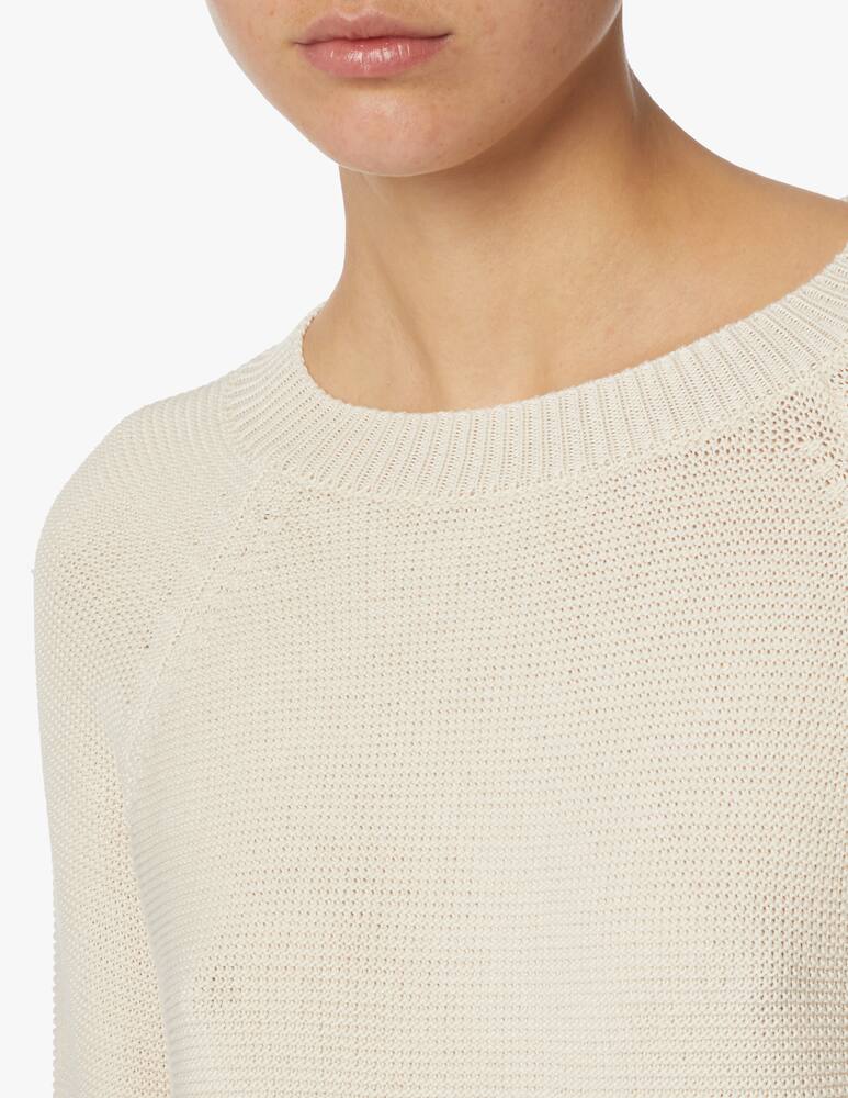 rinascente Weekend Max Mara Maglia in cotone Caserta - bianco