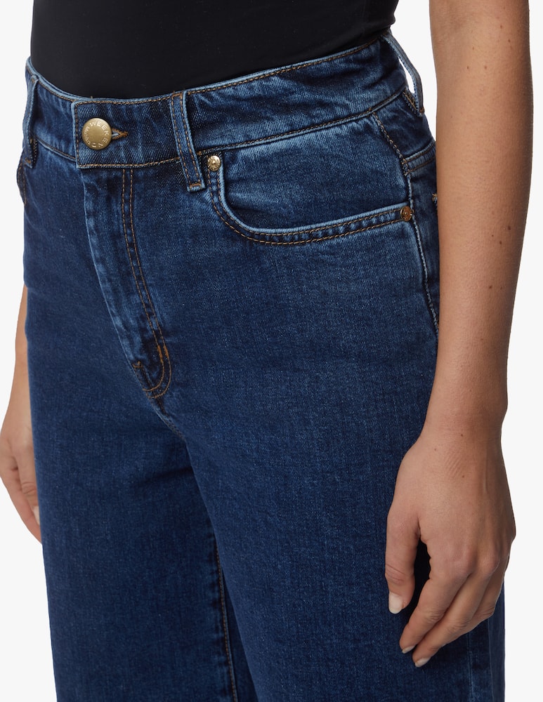 rinascente Weekend Max Mara Jeans svasati cropped Chicca - blu