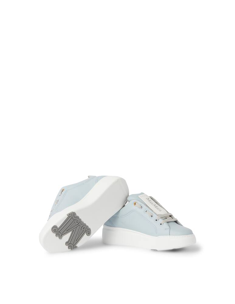 rinascente Max Mara Maxiv leather sneakers - light blue