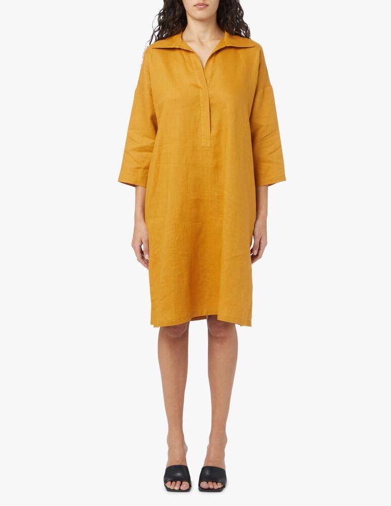 rinascente MM Abito chemisier in lino Derris - giallo Max Mara