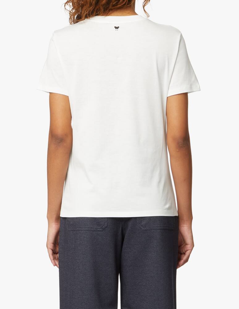 Weekend Max Mara Suvi cotton t-shirt - white - picture 3 Weekend Max Mara Suvi cotton t-shirt - white - picture 3